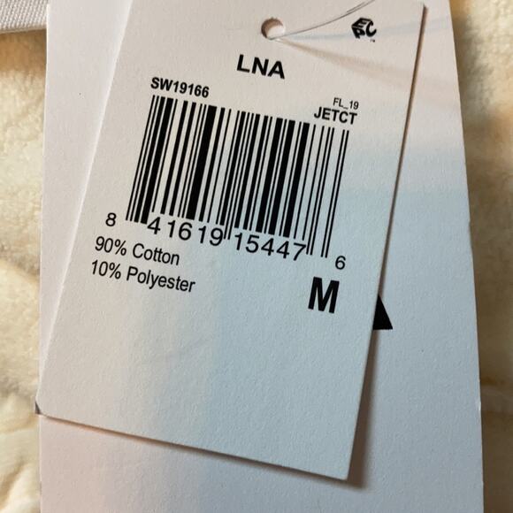 NWT LNA Clothing French Terry Ruched Skirt Sz M - Picture 7 of 8